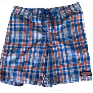 NWOT Vineyard Vines Boy’s Plaid board shorts size XL or 18